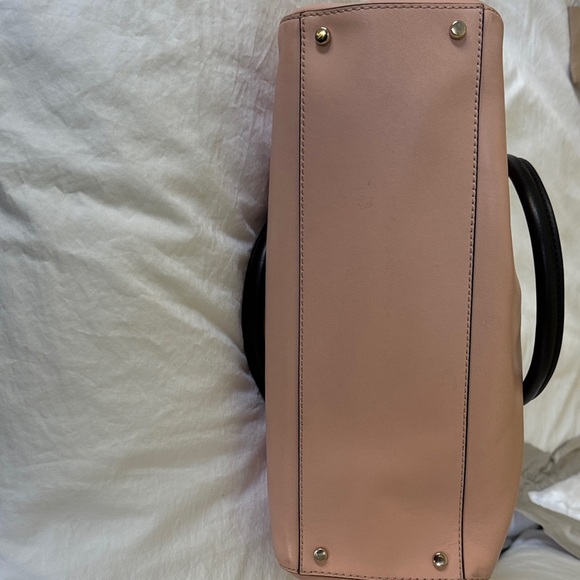 Kate Spade Catherine Street Wensley Blush and Black Satchel Tote handbag - Picture 8 of 15